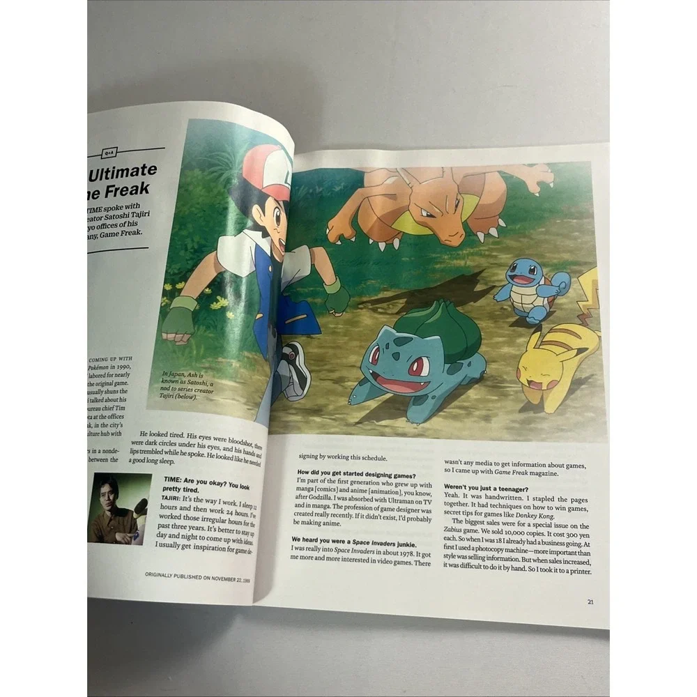 Pokemon Squirtle Time Magazine 2024 Special Edition- 25 Years Pokemon In America